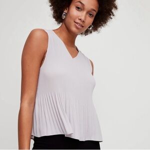 Babaton Damien Blouse in Soft lilac. Sz XS. NWT